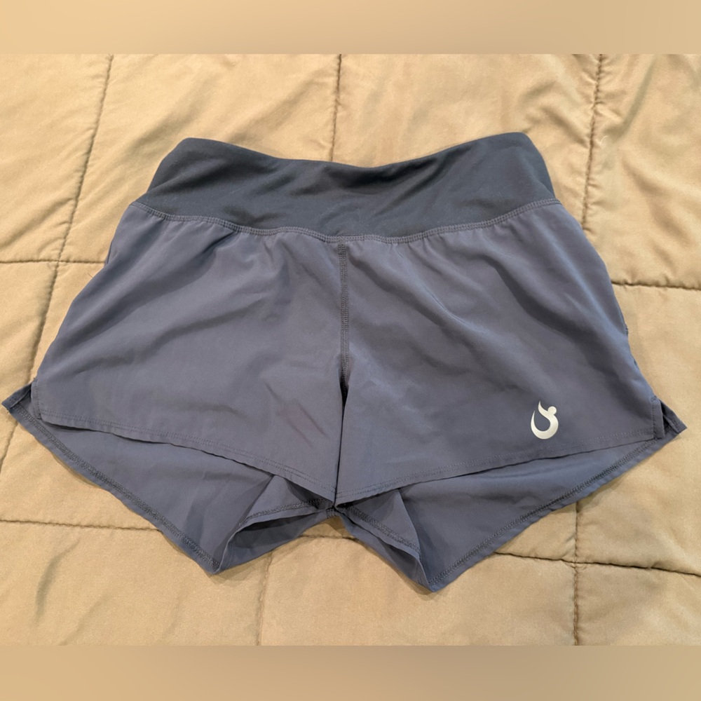 Women's Gray Athletic Shorts HOTWORX